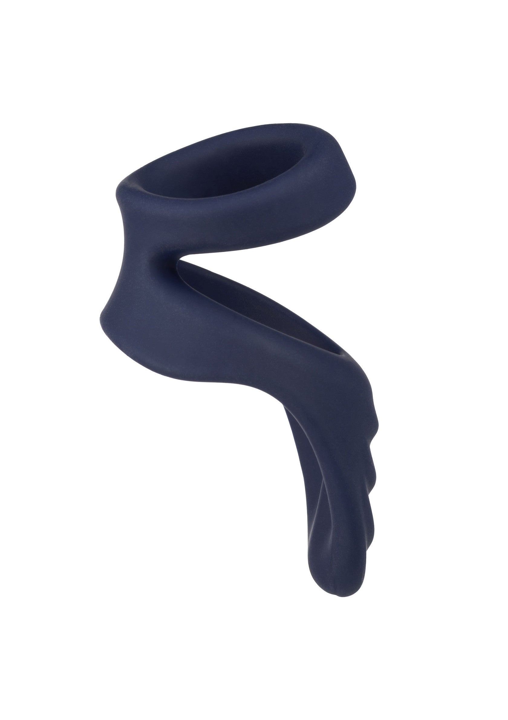 Anneau pénien bleu marine vibrant pour plus de plaisir et d'endurance.; Marineblauwe vibrerende penisring voor meer plezier en uithoudingsvermogen.; Navy blue vibrating cock ring for enhanced pleasure and stamina.