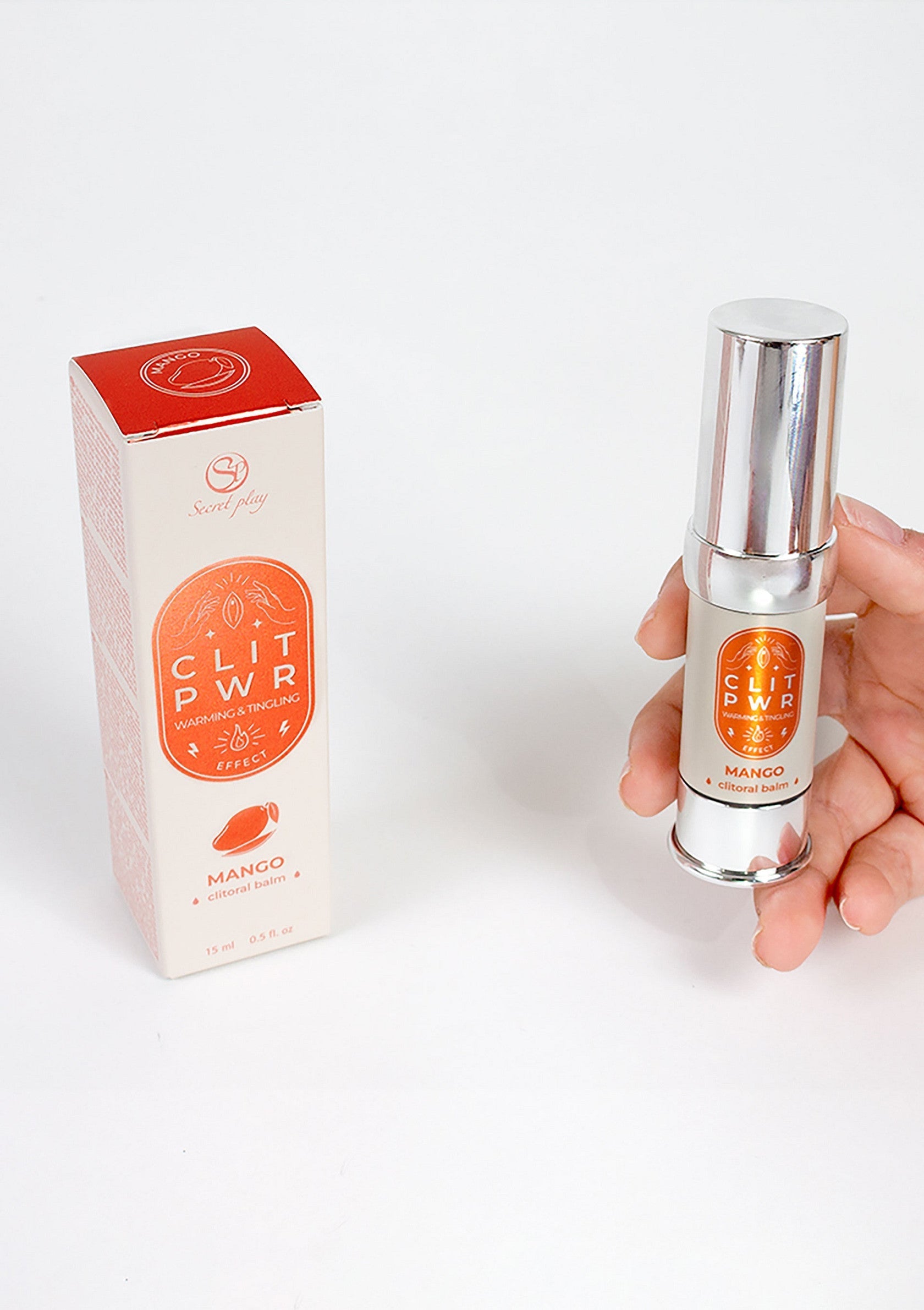 Clit Pwr Mango, pour une peau douce et hydratée. Découvrez le plaisir !; Clit Pwr Mango, voor een zachte en gehydrateerde huid. Ontdek het plezier!; Clit Pwr Mango, for soft, hydrated skin. Discover the pleasure!