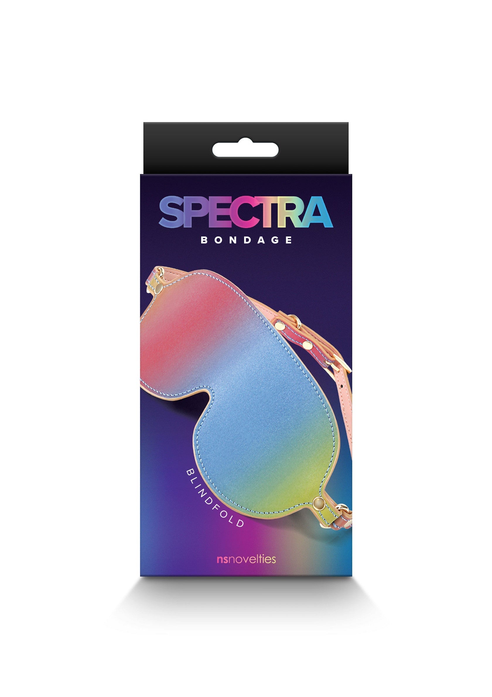 Masque pour les yeux Spectra Bondage. Accessoire bondage pour des jeux sensuels et excitants.; Spectra Bondage blinddoek. Bondage accessoire voor sensuele en opwindende spelletjes.; Spectra Bondage blindfold. Bondage accessory for sensual and exciting games.