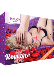 ToyJoy Red Romance coffret cadeau. Idéal pour une nuit romantique. Inclus lingerie et accessoires.; ToyJoy Red Romance geschenkset. Perfect voor een romantische avond. Inclusief lingerie en accessoires.; ToyJoy Red Romance gift set. Ideal for a romantic night. Lingerie and accessories included.