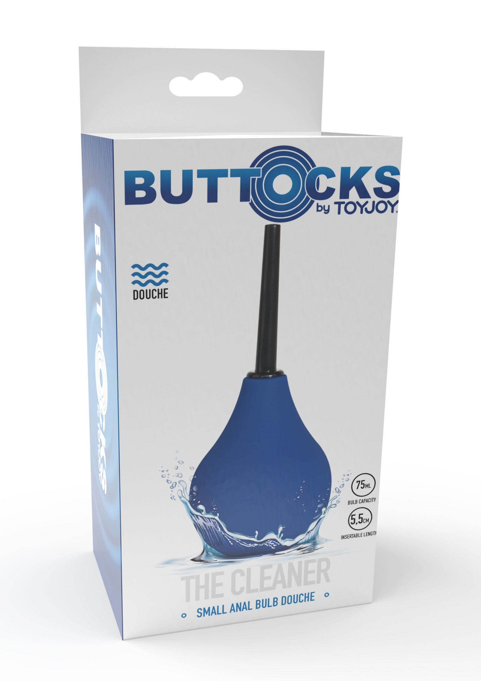 Buttocks by Toyjoy : poire à lavement anal petit modèle, pour une hygiène intime optimale.; Buttocks by Toyjoy: kleine anale klysma peer voor optimale persoonlijke hygiëne.; Buttocks by Toyjoy: small anal bulb douche for optimal personal hygiene. 
