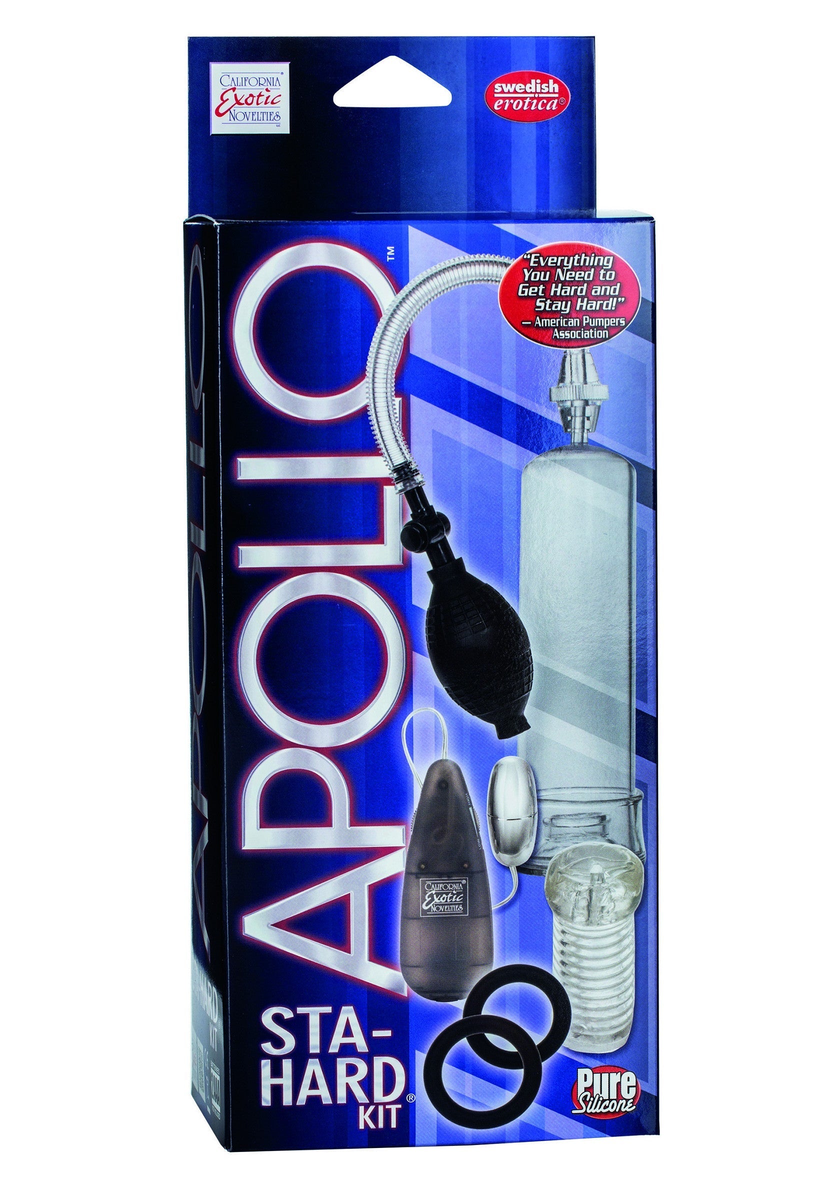 Kit Apollo Sta-Hard pour hommes. Augmentez votre plaisir avec ce kit de haute qualité. ; Apollo Sta-Hard kit voor mannen. Verhoog uw plezier met deze hoogwaardige kit. ; Apollo Sta-Hard kit for men. Enhance your pleasure with this high-quality kit.