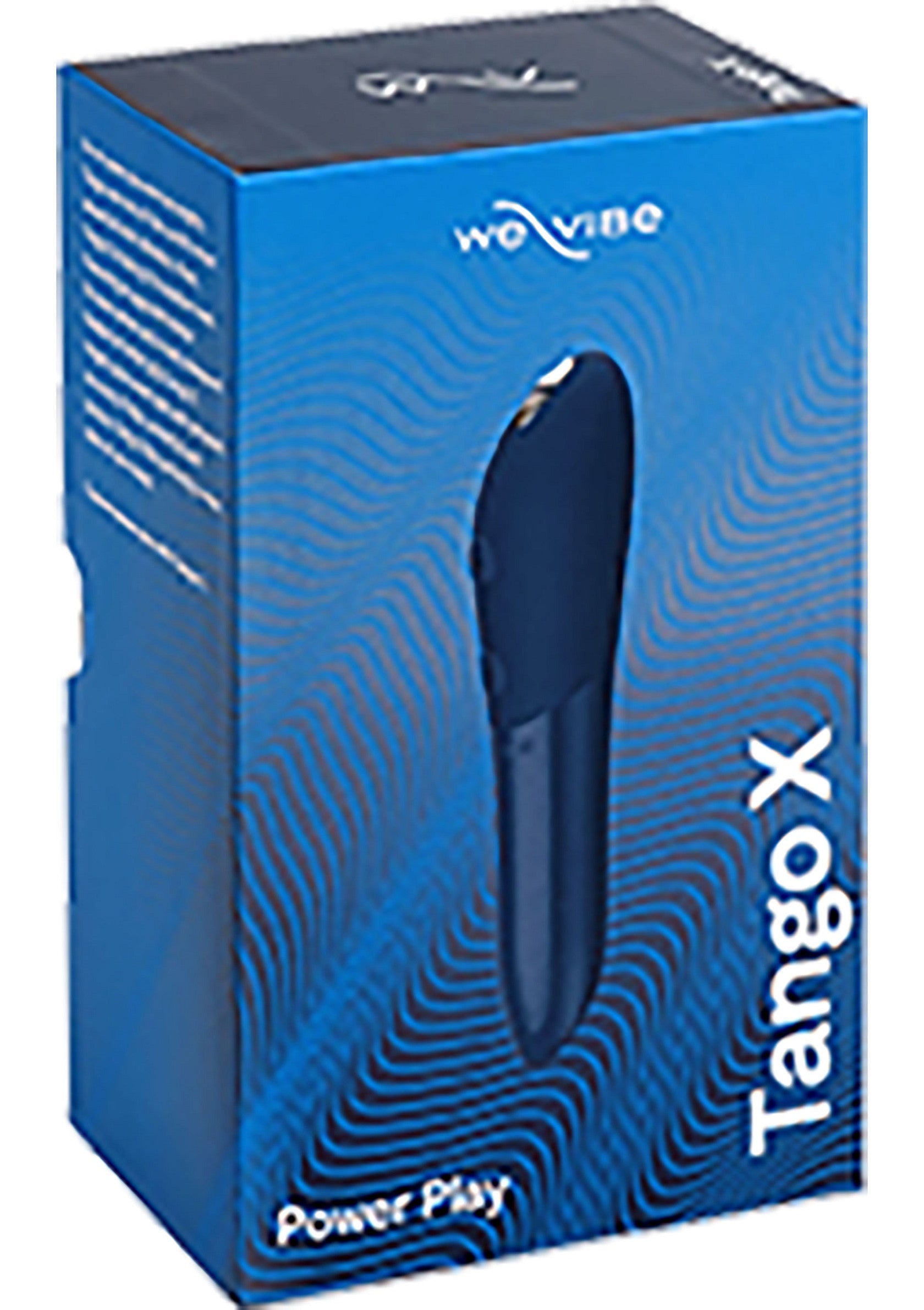 WoWibe Tango X, vibromasseur bleu pour le plaisir solo ou en couple. Puissant et discret.; WoWibe Tango X, blauwe vibrator voor solo of koppel plezier. Krachtig en discreet.; WoWibe Tango X, blue vibrator for solo or couple pleasure. Powerful and discreet.