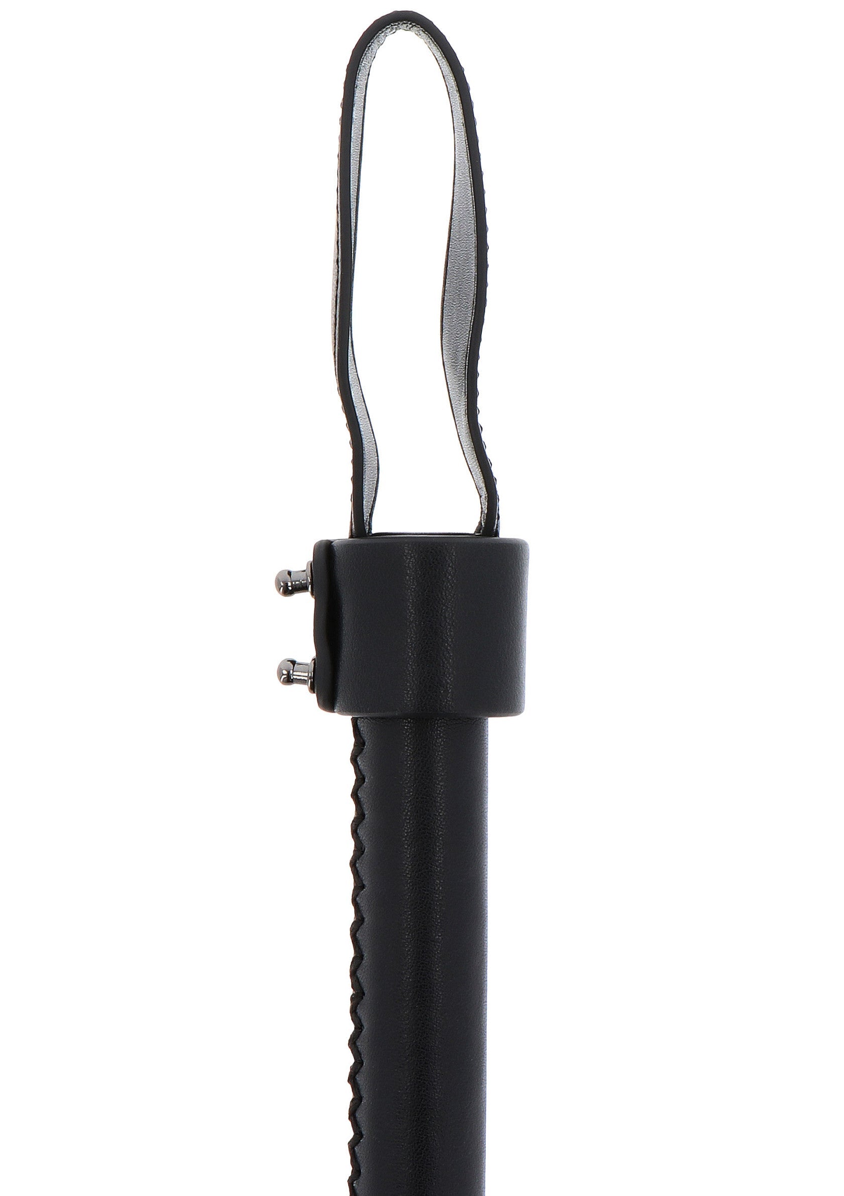 Accessoire noir avec boucle pour articles de maroquinerie. Idéal pour la fixation et la personnalisation de vos créations.; Zwart accessoire met lus voor lederwaren. Ideaal voor bevestiging en personalisatie van uw creaties.; Black accessory with loop for leather goods. Ideal for attachment and personalization of your creations.