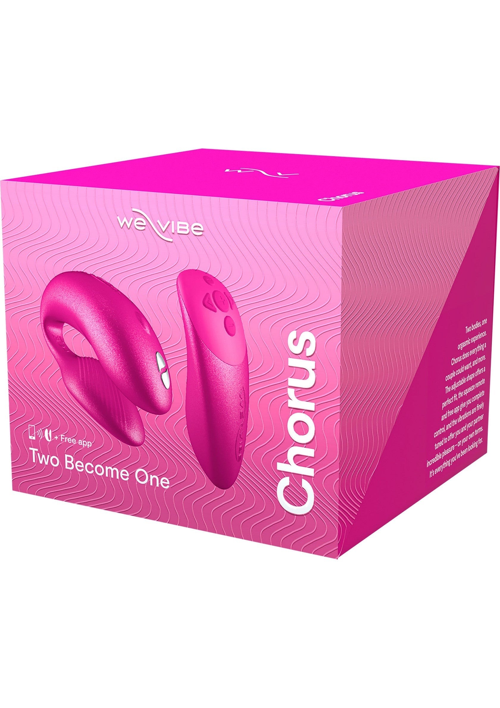 We-Vibe Chorus : vibromasseur couple innovant pour des moments intimes intenses. Livraison rapide et discrète.; We-Vibe Chorus: innovatieve partner vibrator voor intense intieme momenten. Snelle en discrete levering.; We-Vibe Chorus: Innovative couple's vibrator for intense intimate moments. Fast, discreet shipping.