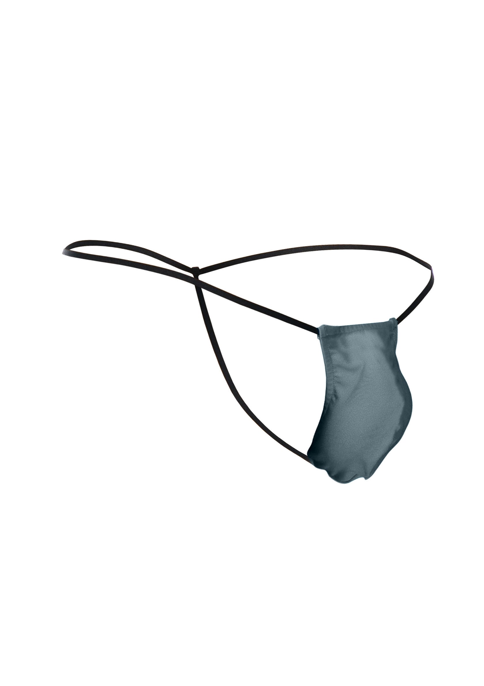 String sexy gris pour femme. Lingerie confortable et élégante pour toutes les occasions.; Grijze string voor dames. Sexy en comfortabel ondergoed voor elke gelegenheid.; Gray women's thong. Sexy & comfortable lingerie for any occasion.
