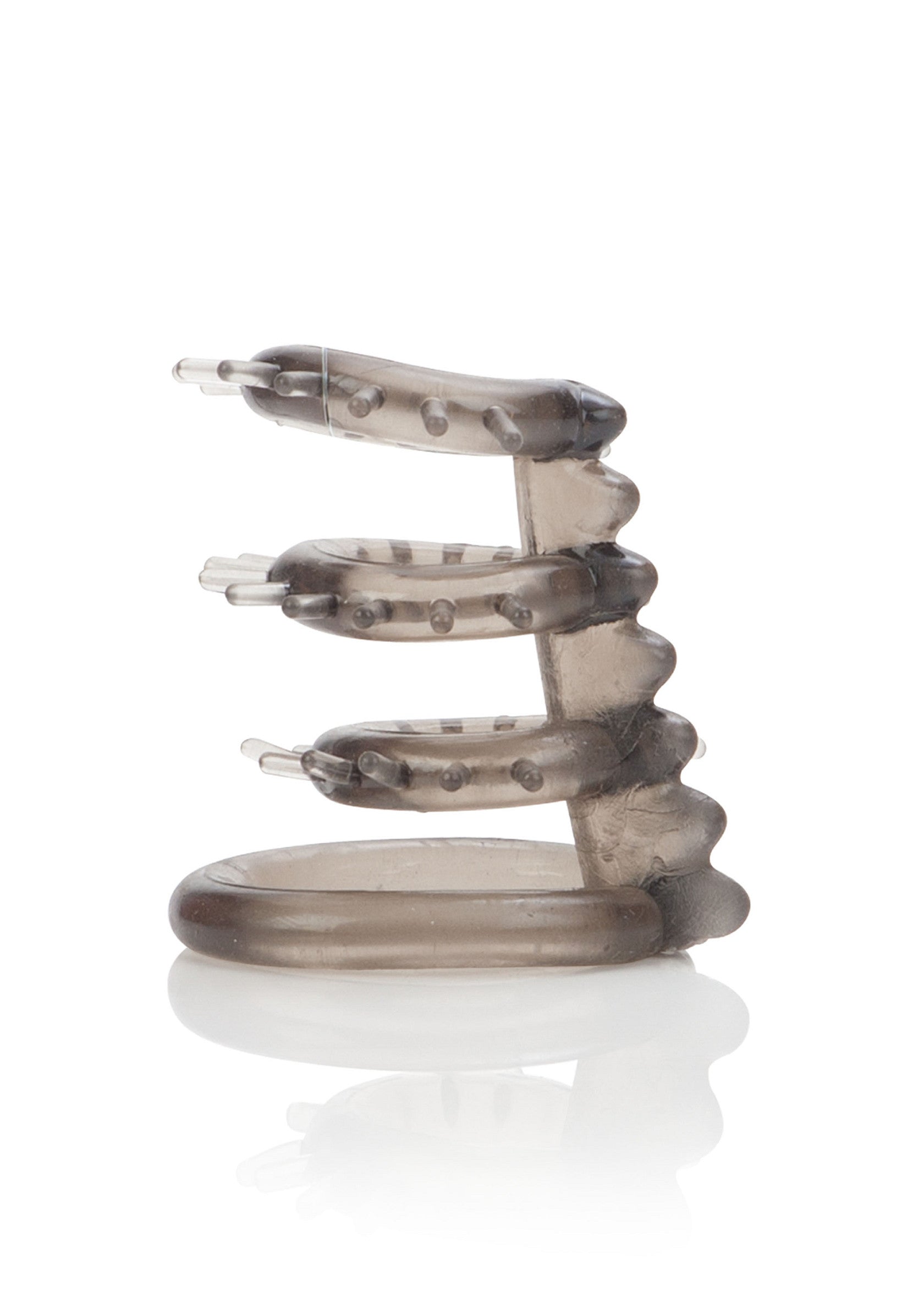 Anneau pénien texturé pour plus de plaisir et de sensations intenses. Jouet érotique pour hommes.; Getextureerde penisring voor meer plezier en intense sensaties. Erotisch speeltje voor mannen.; Textured cock ring for extra pleasure and intense sensations. Erotic toy for men.