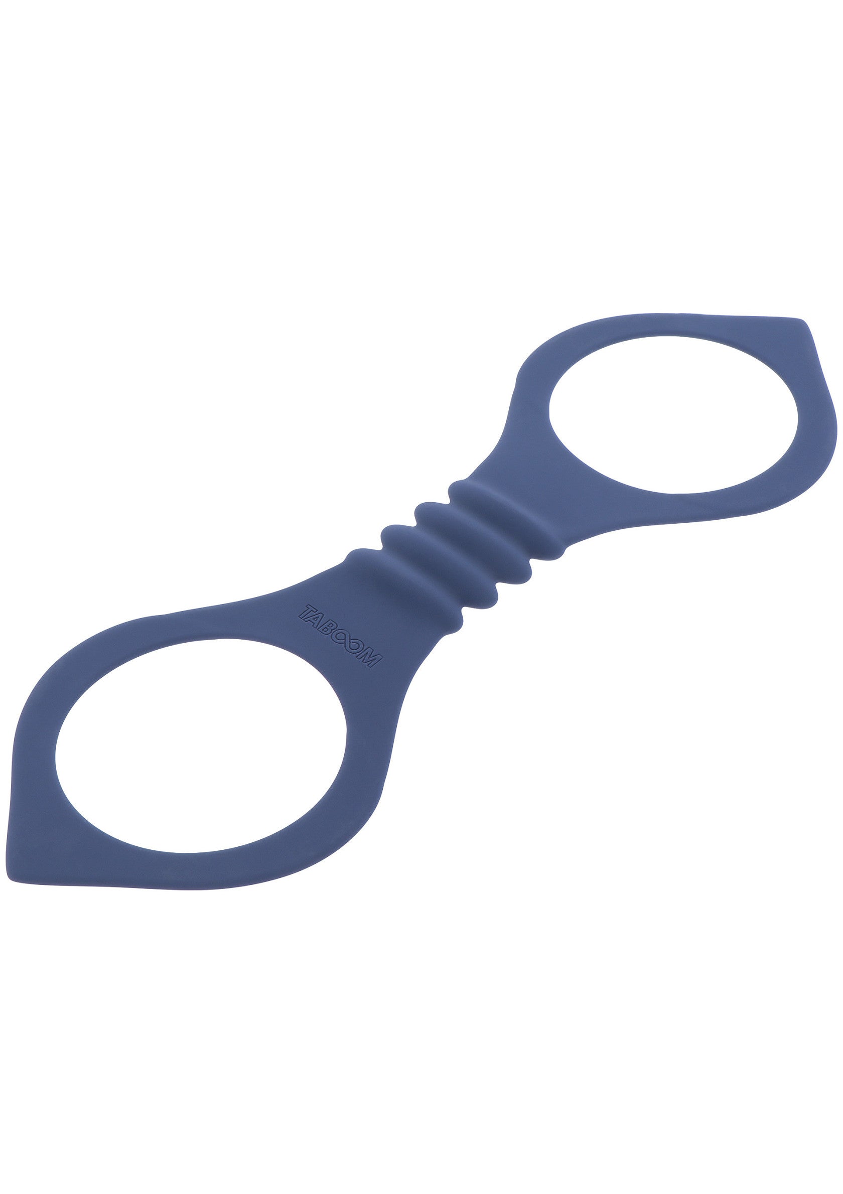 Support en silicone bleu original pour bouteilles et flacons. Accessoire de cuisine pratique et design.; Blauwe siliconen houder voor flessen. Handig keukenaccessoire.; Blue silicone holder for bottles and flasks. Handy kitchen accessory.