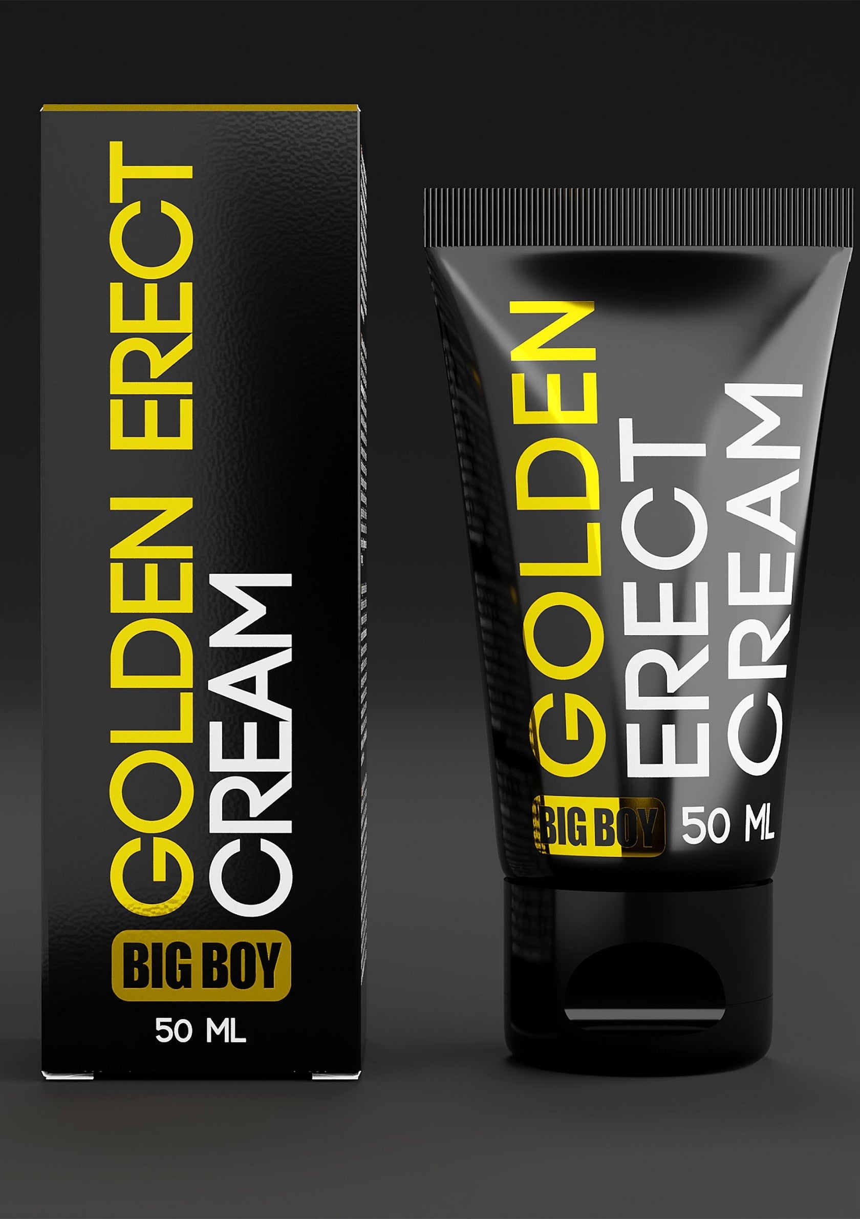 Crème pour homme "Golden Erect Cream". Augmente la taille et l'érection. Format voyage pratique. ; "Golden Erect Cream" voor mannen. Vergroot de grootte en erectie. Handig reisformaat.; "Golden Erect Cream" for men. Increases size and erection. Convenient travel size.