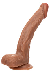 Gode réaliste en silicone avec ventouse. Pour un plaisir intense en toute sécurité.; Realistische siliconen dildo met zuignap. Voor intens plezier in alle veiligheid.; Realistic silicone dildo with suction cup. For intense pleasure in complete safety.