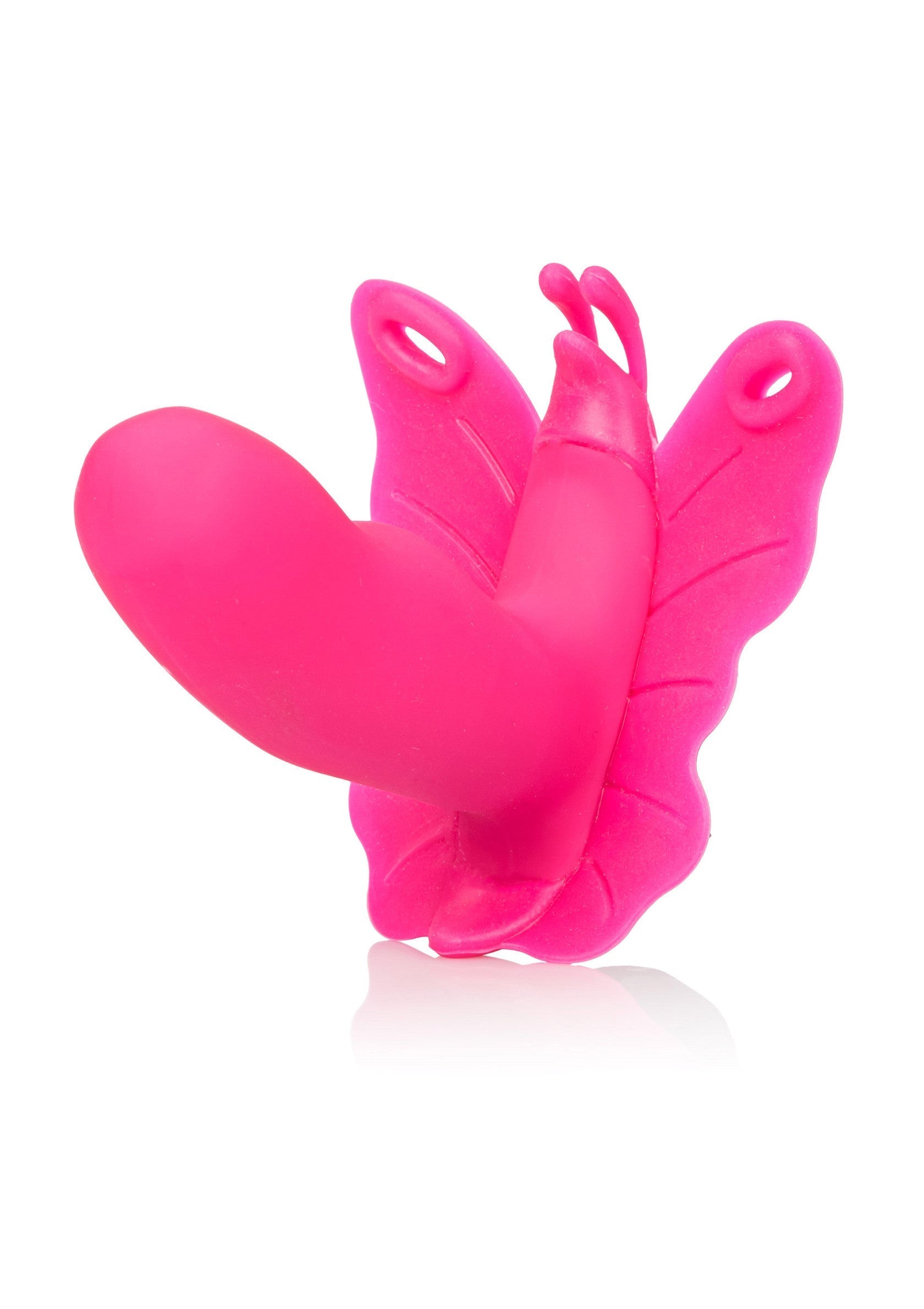 Papillon vibrant rose pour le plaisir féminin. Jouet sexuel discret et puissant.; Roze vibrerende vlinder voor vrouwelijk genot. Discreet en krachtig seksspeeltje.; Pink vibrating butterfly for women's pleasure. Discreet and powerful sex toy.