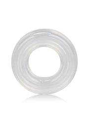 Anneau pénien transparent pour hommes. Améliorez le plaisir et la performance. Discrétion assurée.; Transparante penisring voor mannen. Verbeter genot en prestaties. Discrete verzending.; Clear silicone cock ring for men. Enhances pleasure and performance. Discreet shipping.