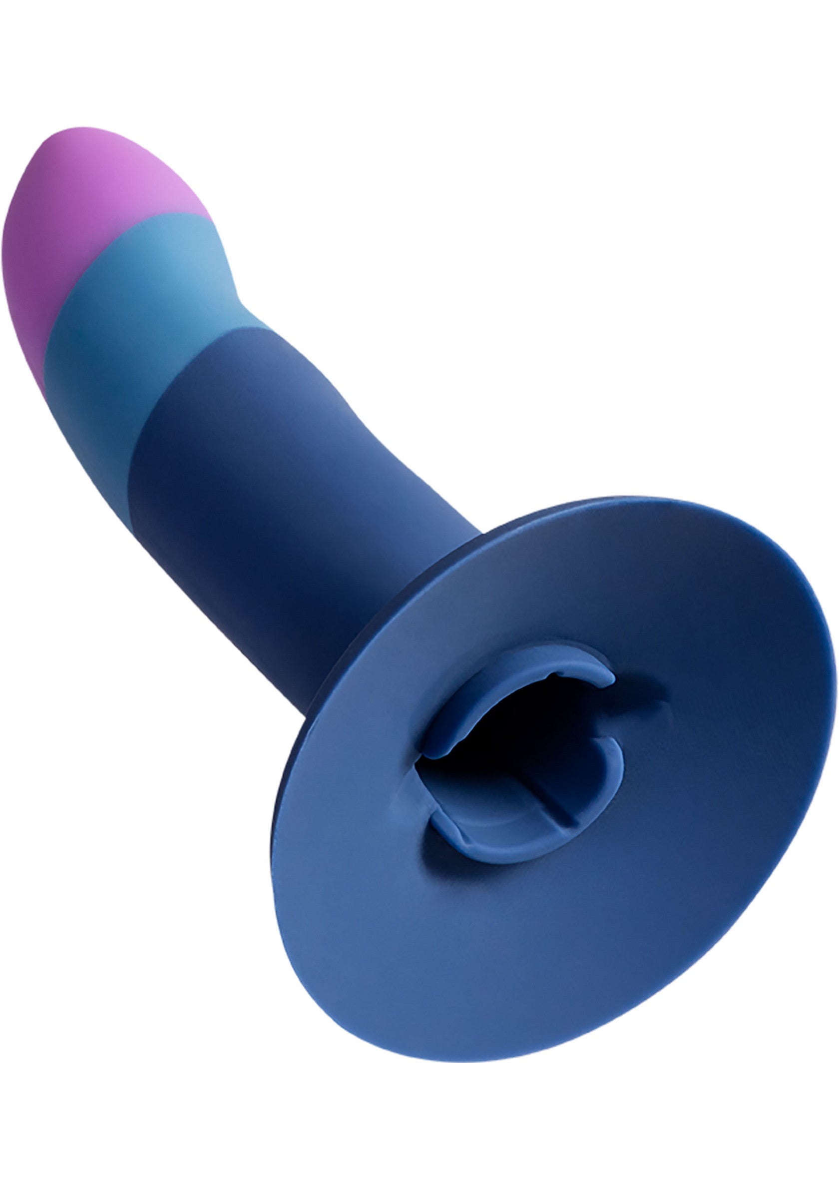 Gode vibrant à rayures et à ventouse. Plaisir garanti !; Gestreepte vibrerende dildo met zuignap. Gegarandeerd plezier!; Striped vibrating dildo with suction cup. Pleasure guaranteed!
