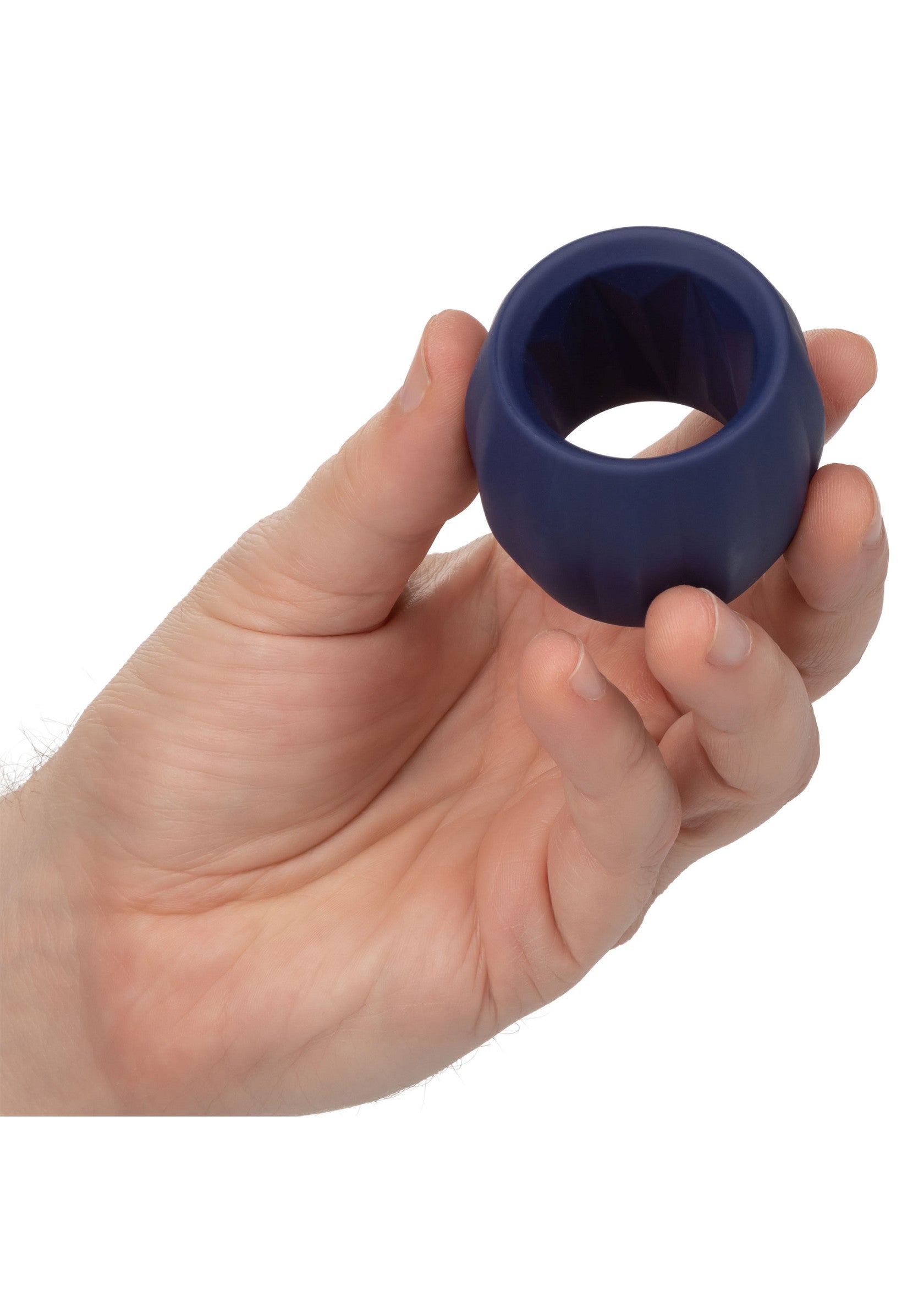 Anneau pénien bleu foncé pour plus de plaisir et de sensations. Achetez maintenant !; Donkerblauwe penisring voor meer plezier en sensatie. Koop nu!; Dark blue cock ring for enhanced pleasure and sensation. Buy now!