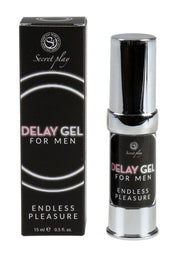 Gel retardateur Secret Play pour hommes. Profitez plus longtemps avec ce gel pour le plaisir.; Secret Play Delay Gel voor mannen. Geniet langer met deze gel voor meer plezier.; Secret Play Delay Gel for Men. Enjoy longer with this delay gel for pleasure. 