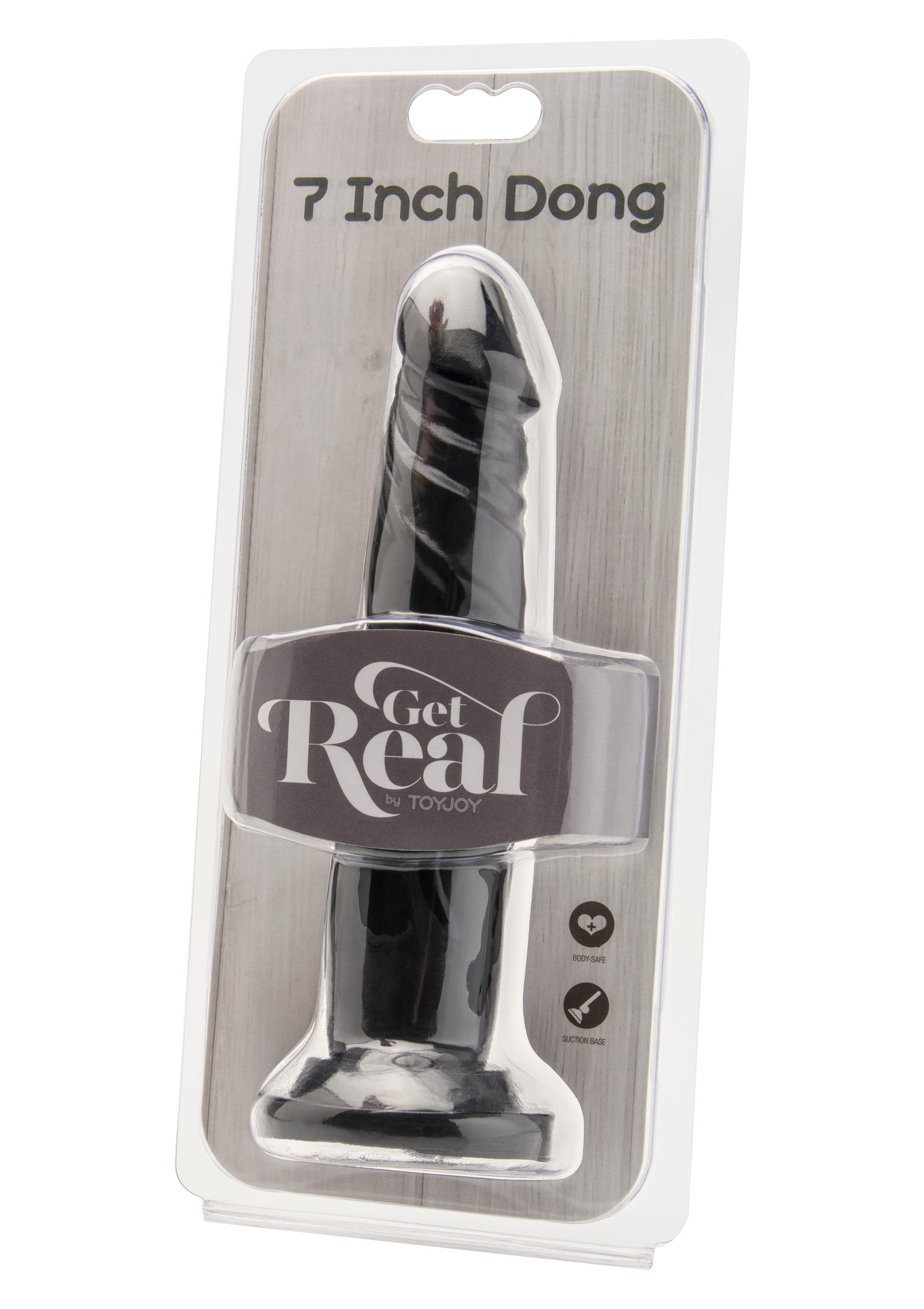 ToyJoy Get Real Dong 17,8 cm. Réaliste, sans danger pour le corps, pour une expérience intime intense. Plaisir garanti !; ToyJoy Get Real Dong 17,8 cm. Realistisch, lichaamsveilig, voor een intense intieme ervaring. Gegarandeerd plezier!; ToyJoy Get Real 7 Inch Dong. Realistic, body-safe, for an intense intimate experience. Guaranteed pleasure!