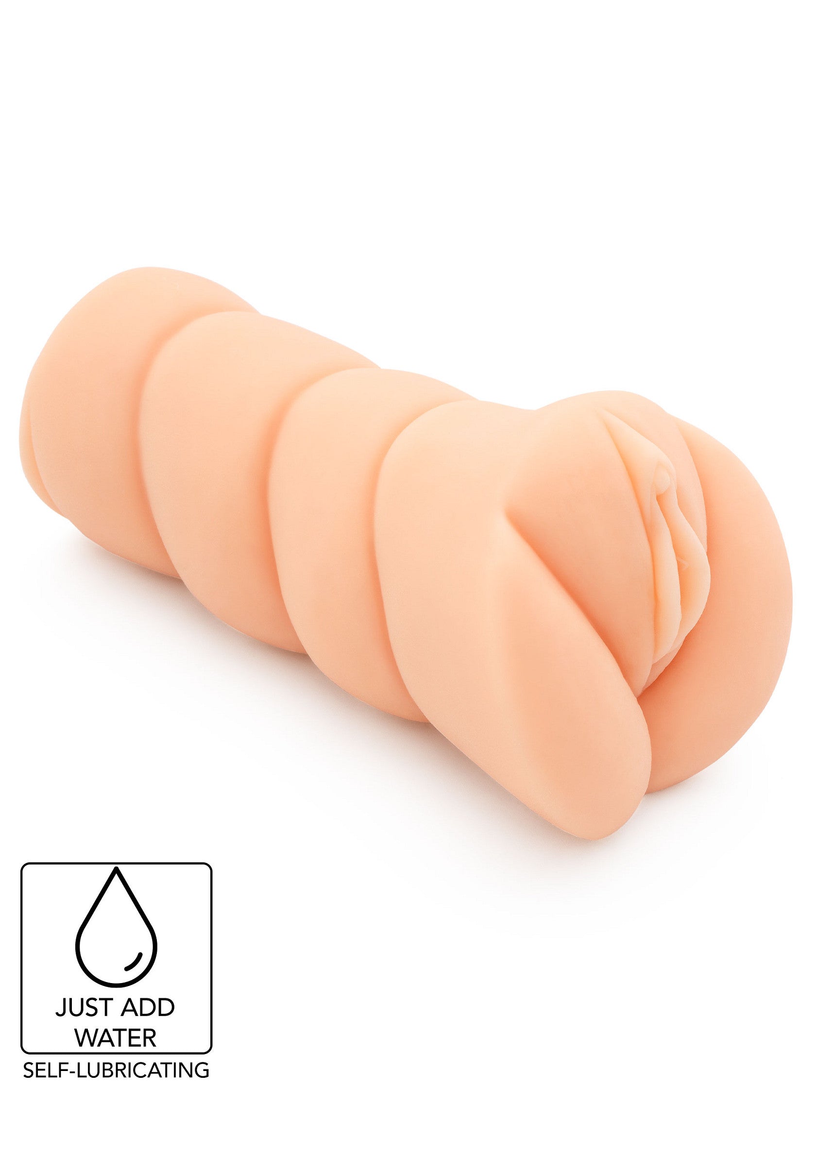 Plaisir intense garanti avec ce masturbateur texturé et auto-lubrifié. Ajoutez de l'eau pour une expérience ultime !; Intens genot gegarandeerd met deze zelflubricerende masturbator met textuur. Voeg water toe voor de ultieme ervaring!; Intense pleasure guaranteed with this textured, self-lubricating masturbator. Just add water for the ultimate experience!