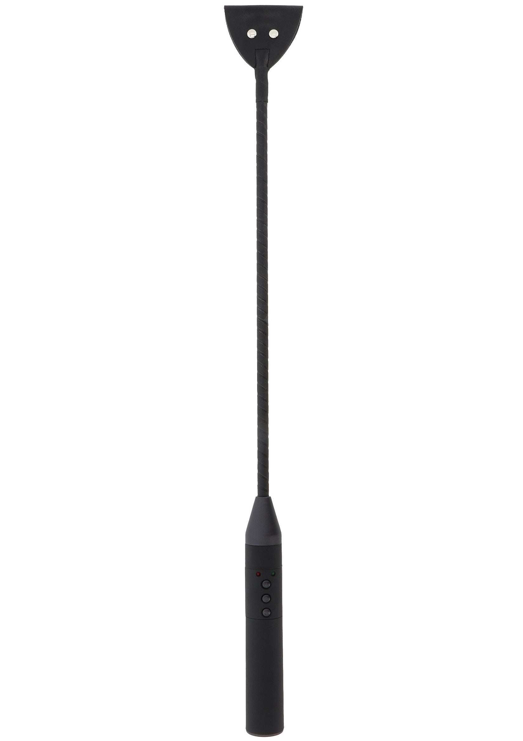 Palette de fessée noire avec poignée. Accessoire BDSM pour adultes.; Zwarte spanklepel met handvat. BDSM accessoire voor volwassenen.; Black flogger paddle with handle. Adult BDSM accessory.