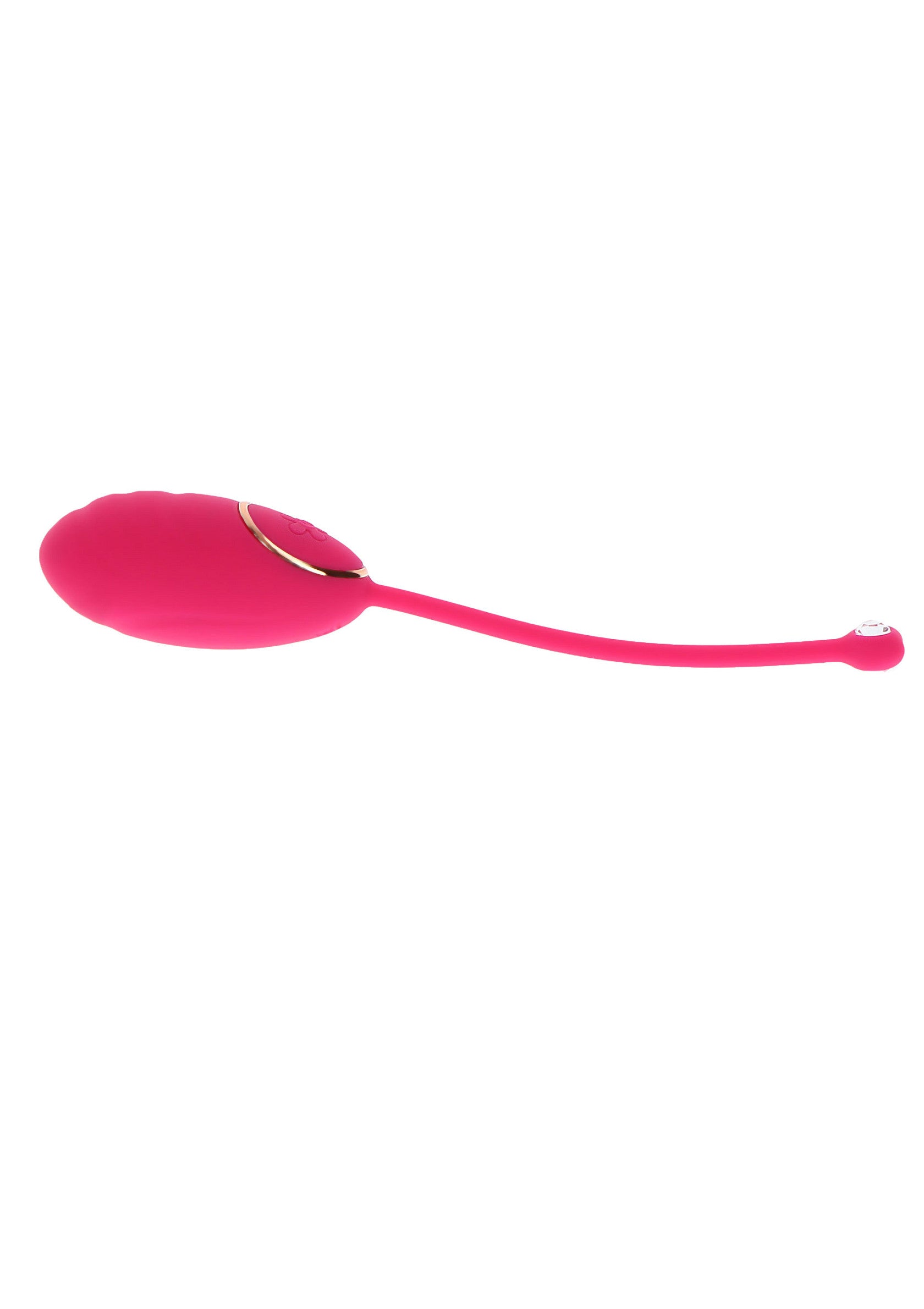 Oeuf vibrant rose avec cordon pour le plaisir intime.; Roze vibrerende eivormige vibrator met koord voor intiem plezier.; Pink vibrating egg with cord for intimate pleasure.