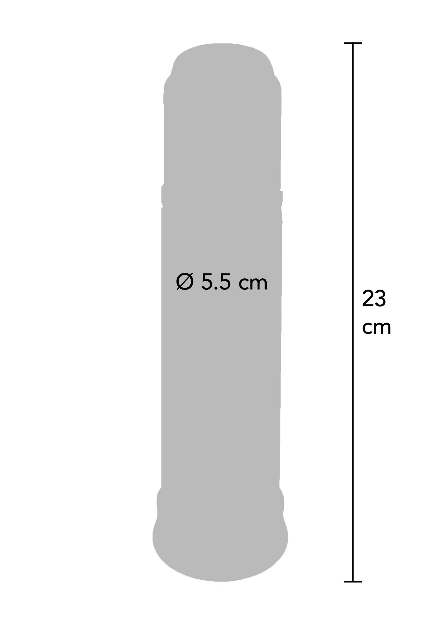 Dimensions du produit: Diamètre 5.5cm, hauteur 23cm.  Image technique pour le e-commerce.; Productafmetingen: Diameter 5.5cm, hoogte 23cm. Technische afbeelding voor e-commerce.; Product dimensions: Diameter 5.5cm, height 23cm. Technical image for e-commerce.