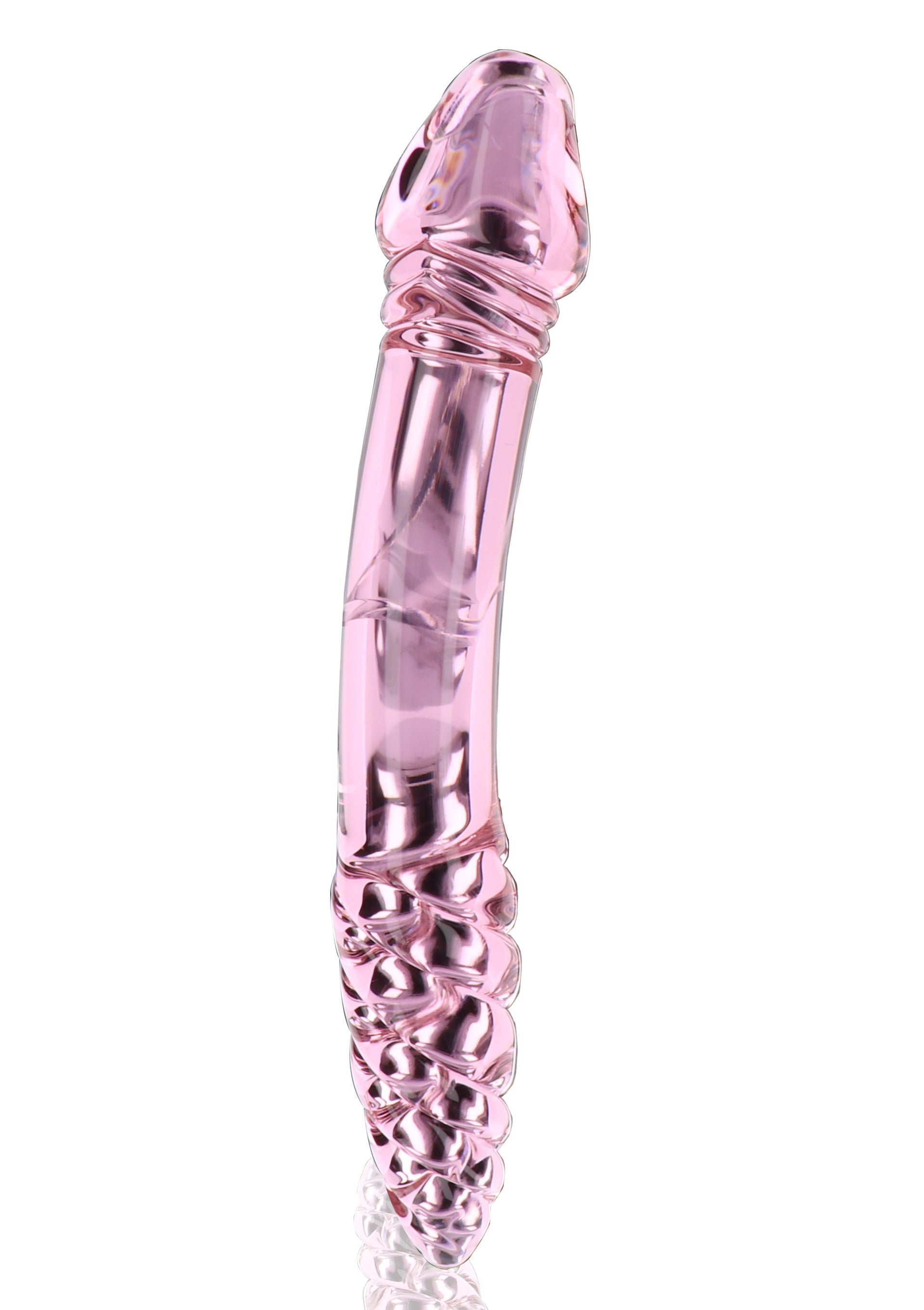 Gode vibrant rose texturé pour une stimulation intense et des sensations uniques.; Roze vibrator met textuur voor intense stimulatie en unieke sensaties.; Textured pink vibrator for intense stimulation and unique sensations.