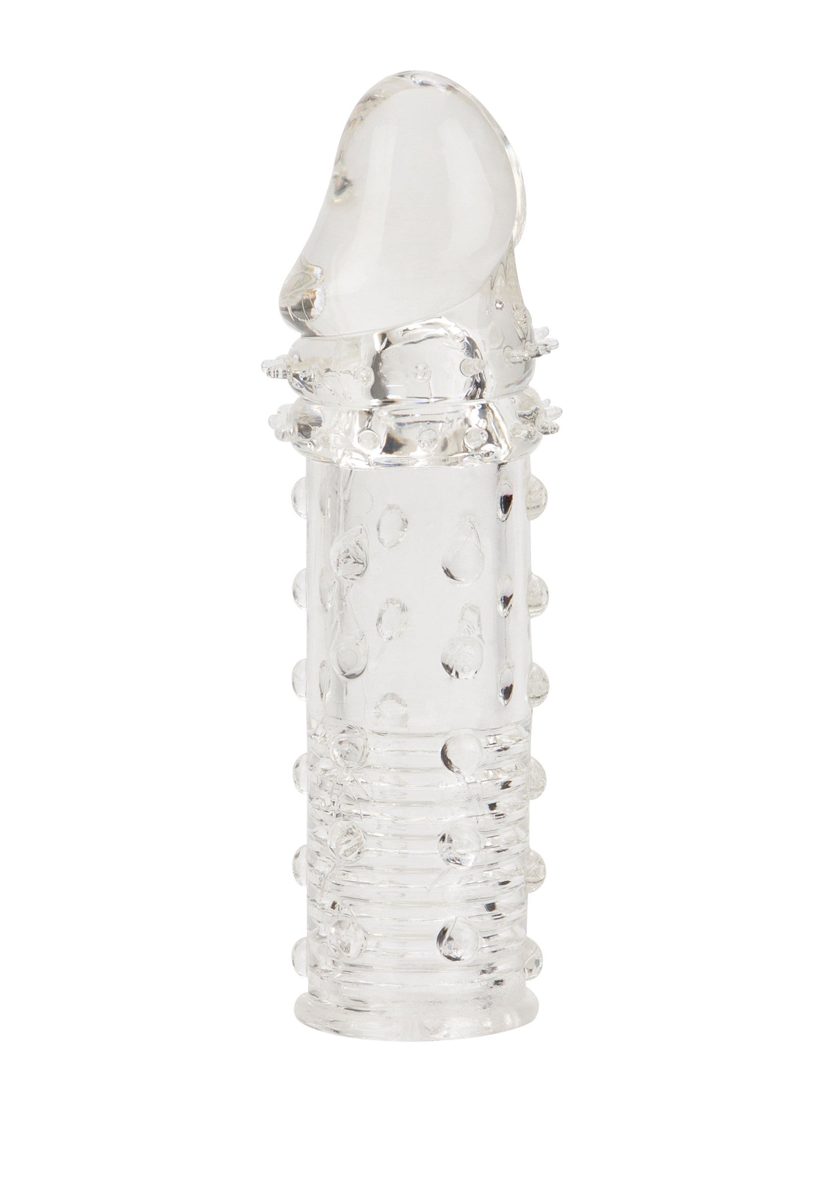 Manchon pénien transparent texturé pour plus de plaisir et de sensations intenses. Achetez maintenant !; Transparante peniskoker met textuur voor meer plezier en intense sensaties. Koop nu!; Textured clear penis sleeve for added pleasure and intense sensations. Shop now!