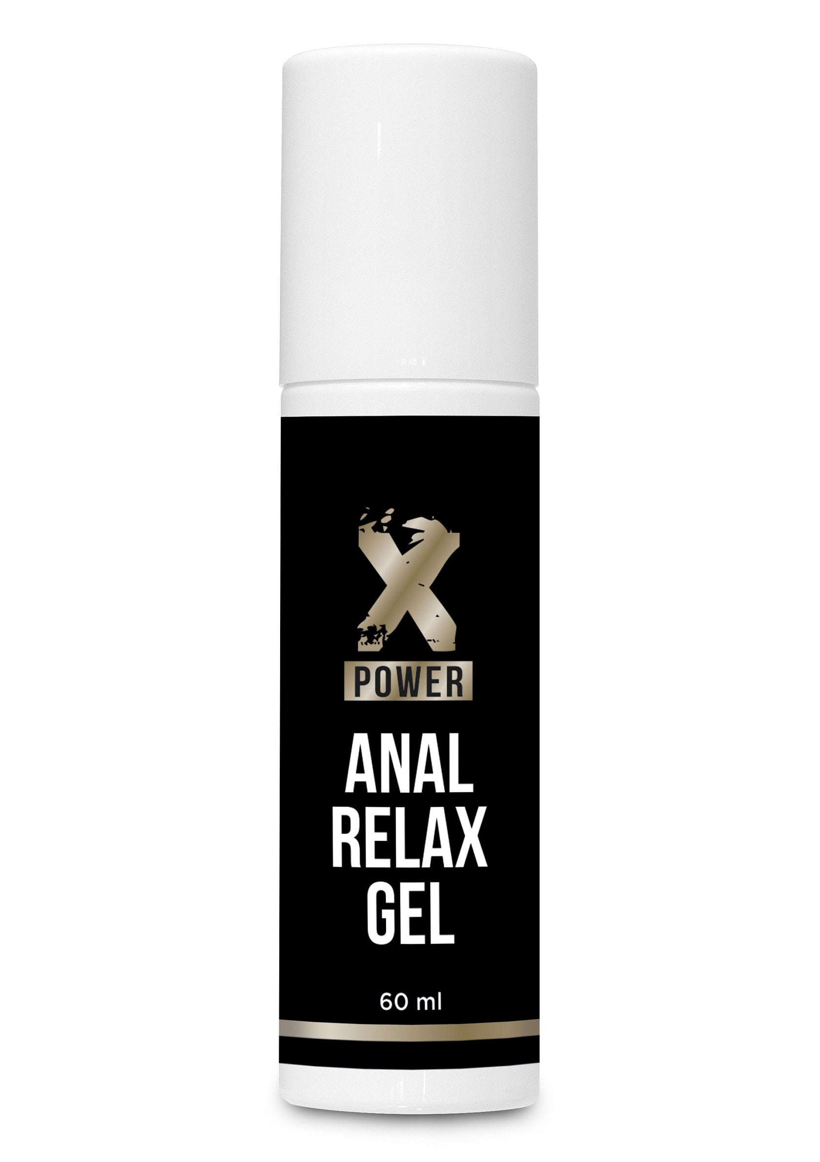 Gel relaxant anal X Power 60 ml, pour plus de confort et de détente. Achetez maintenant !; X Power Anal Relax Gel 60 ml, voor meer comfort en ontspanning. Koop nu!; X Power Anal Relax Gel 60 ml, for enhanced comfort and relaxation. Buy now!