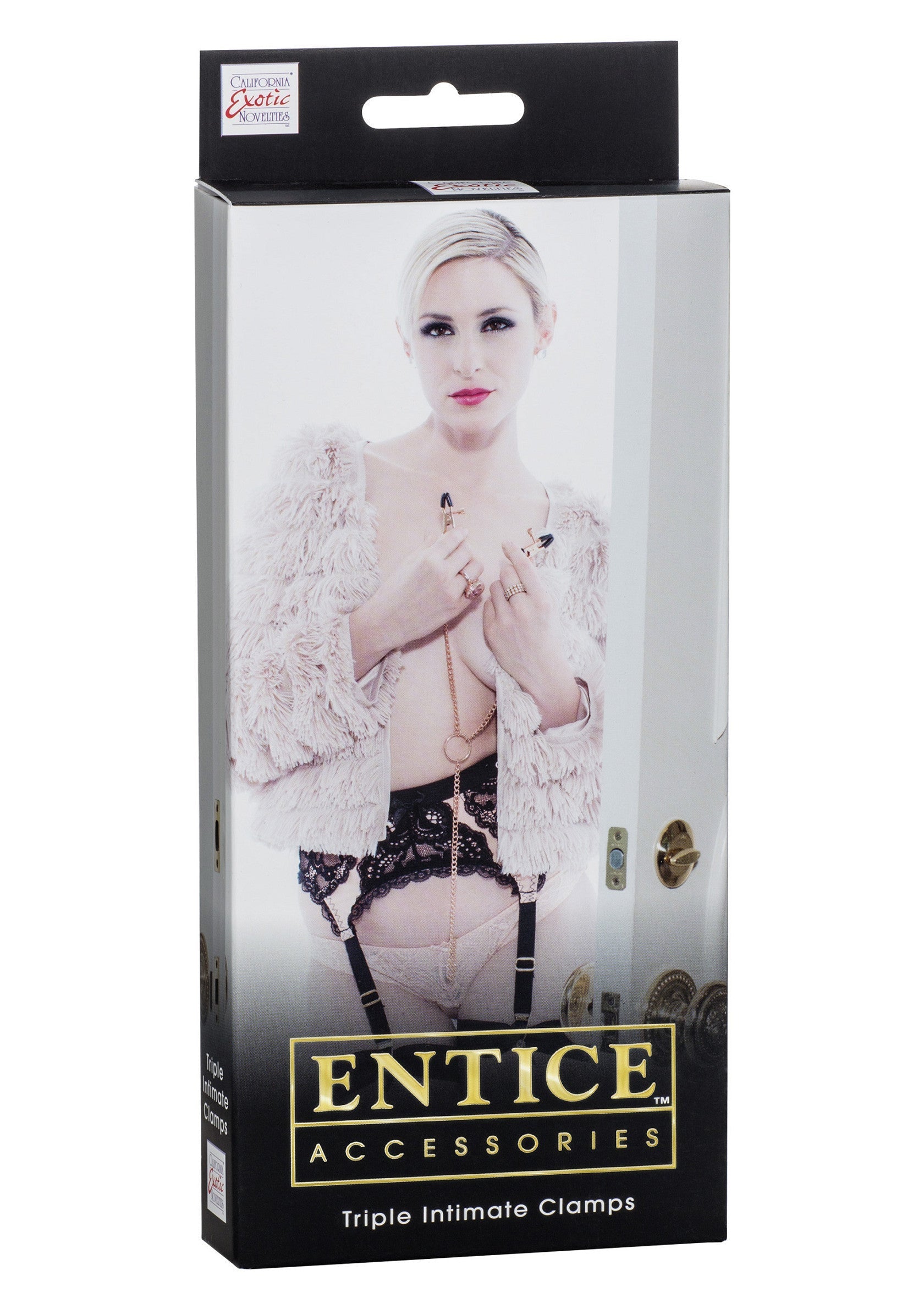 Accessoires intimes Entice Triple. Pour pimenter vos moments coquins. Découvrez notre sélection d'accessoires érotiques.; Entice Triple Intieme Accessoires. Prikkel je stoutste fantasieën. Ontdek onze selectie erotische accessoires.; Entice Triple Intimate Accessories. Spice up your intimate moments. Discover our selection of erotic accessories.