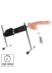 Machine à sexe rotative avec télécommande pour une expérience intense.; Roterende seksmachine met afstandsbediening voor een intense ervaring.; Rotating sex machine with remote control for an intense experience.