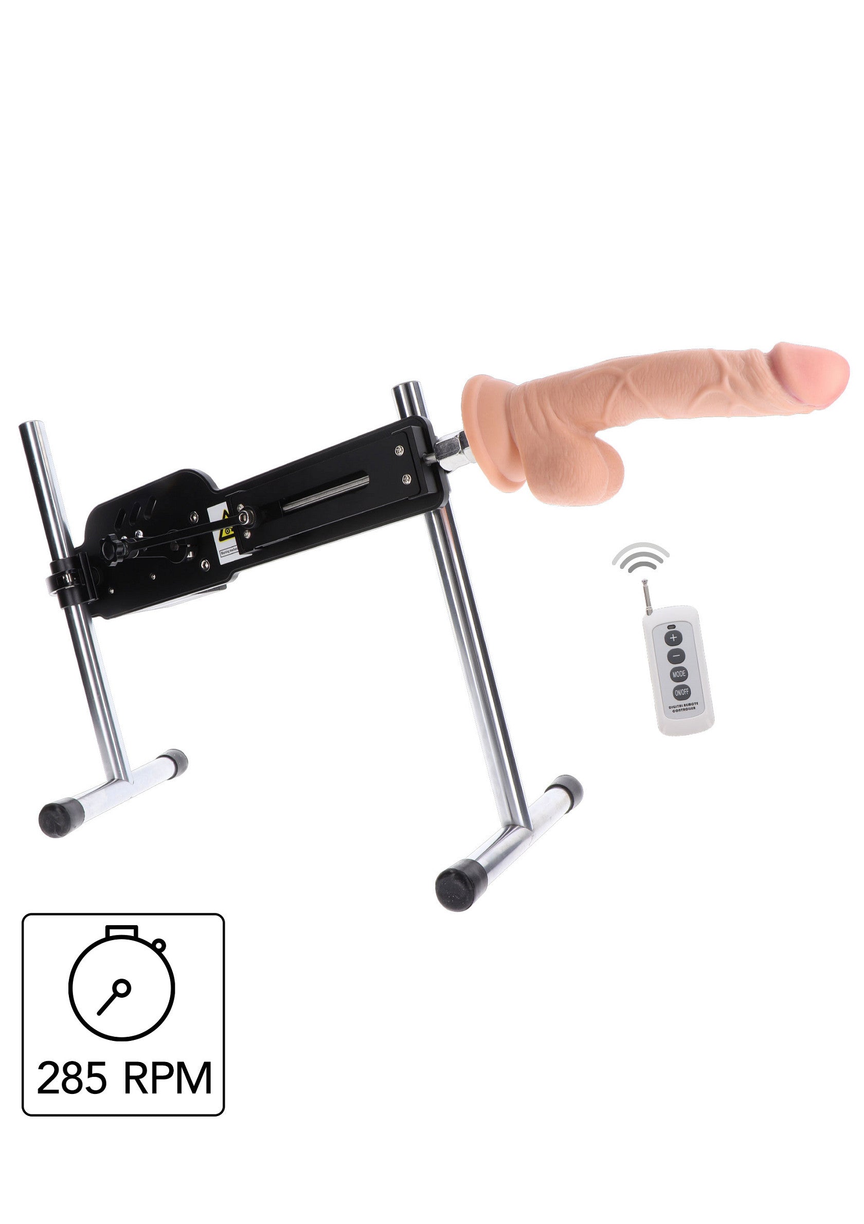 Machine à sexe rotative avec télécommande pour une expérience intense.; Roterende seksmachine met afstandsbediening voor een intense ervaring.; Rotating sex machine with remote control for an intense experience.