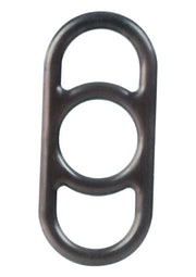 Triple anneau en métal robuste. Parfait pour la quincaillerie, l'artisanat, ou les projets de bricolage.; Stevige metalen triple ring. Perfect voor hardware, knutselen of doe-het-zelf projecten.; Sturdy metal triple ring. Perfect for hardware, crafting, or DIY projects.