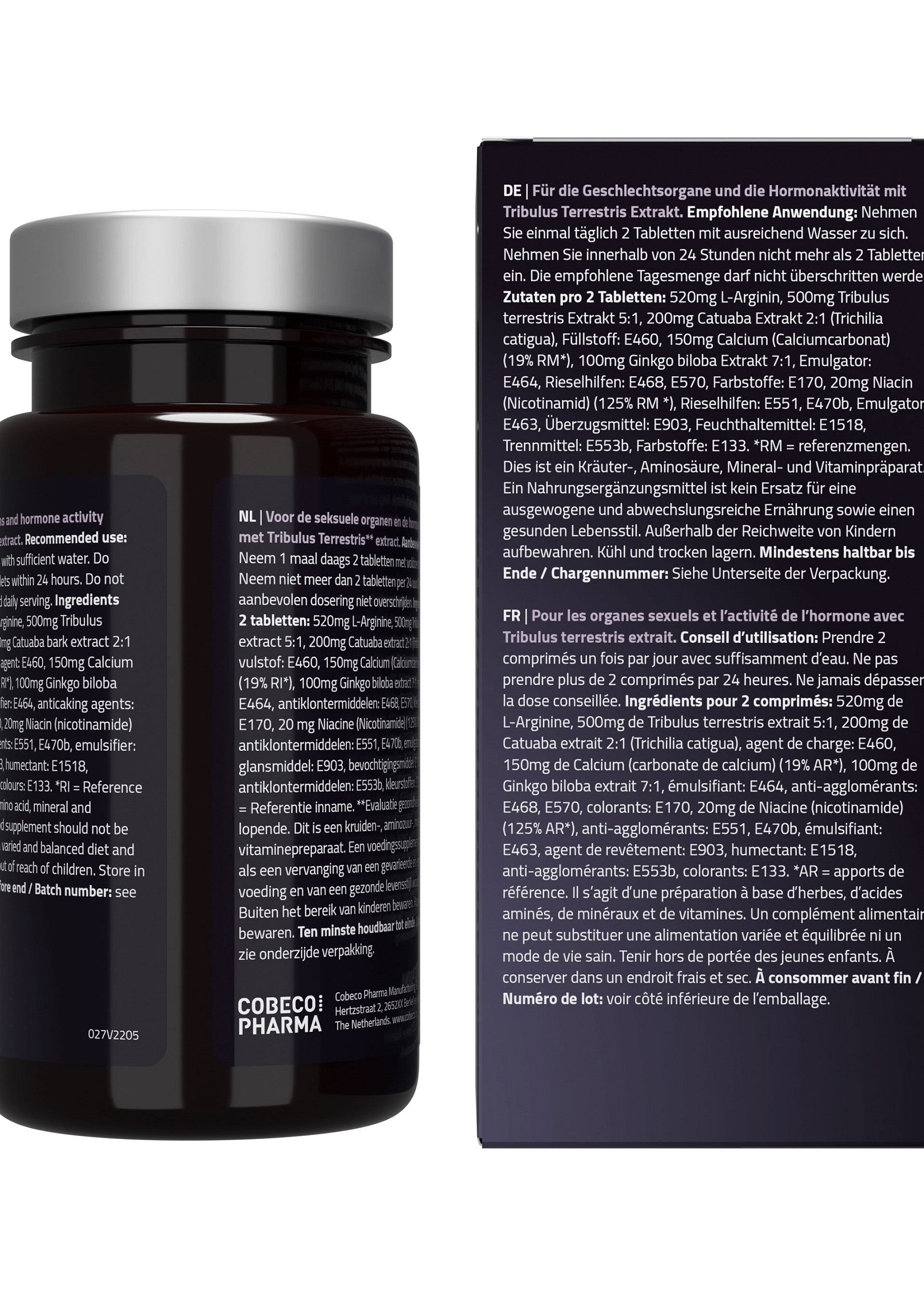 Compléments alimentaires pour la vitalité et le bien-être. Soutien hormonal, performance physique et énergie. Ingrédients naturels.; Voedingssupplementen voor vitaliteit en welzijn. Hormonale ondersteuning, fysieke prestaties en energie. Natuurlijke ingrediënten.; Dietary supplements for vitality and well-being. Hormonal support, physical performance, and energy. Natural ingredients.