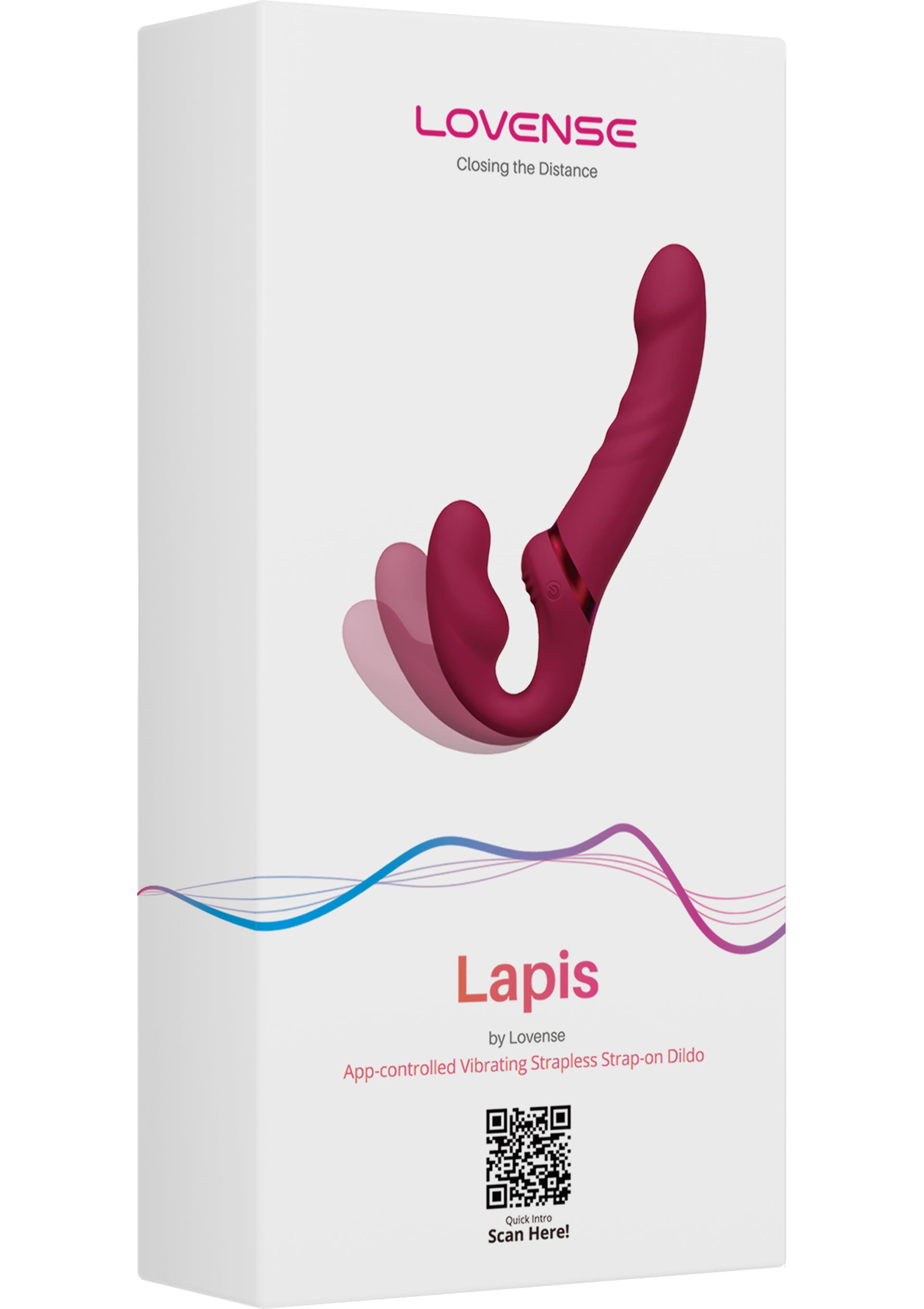 Lovense Lapis : gode vibrant et sans bretelles contrôlé par application pour des sensations uniques.; Lovense Lapis: app-gestuurde, vibrerende strapless strap-on dildo voor unieke sensaties.; Lovense Lapis: App-controlled vibrating strapless strap-on dildo for unique sensations.