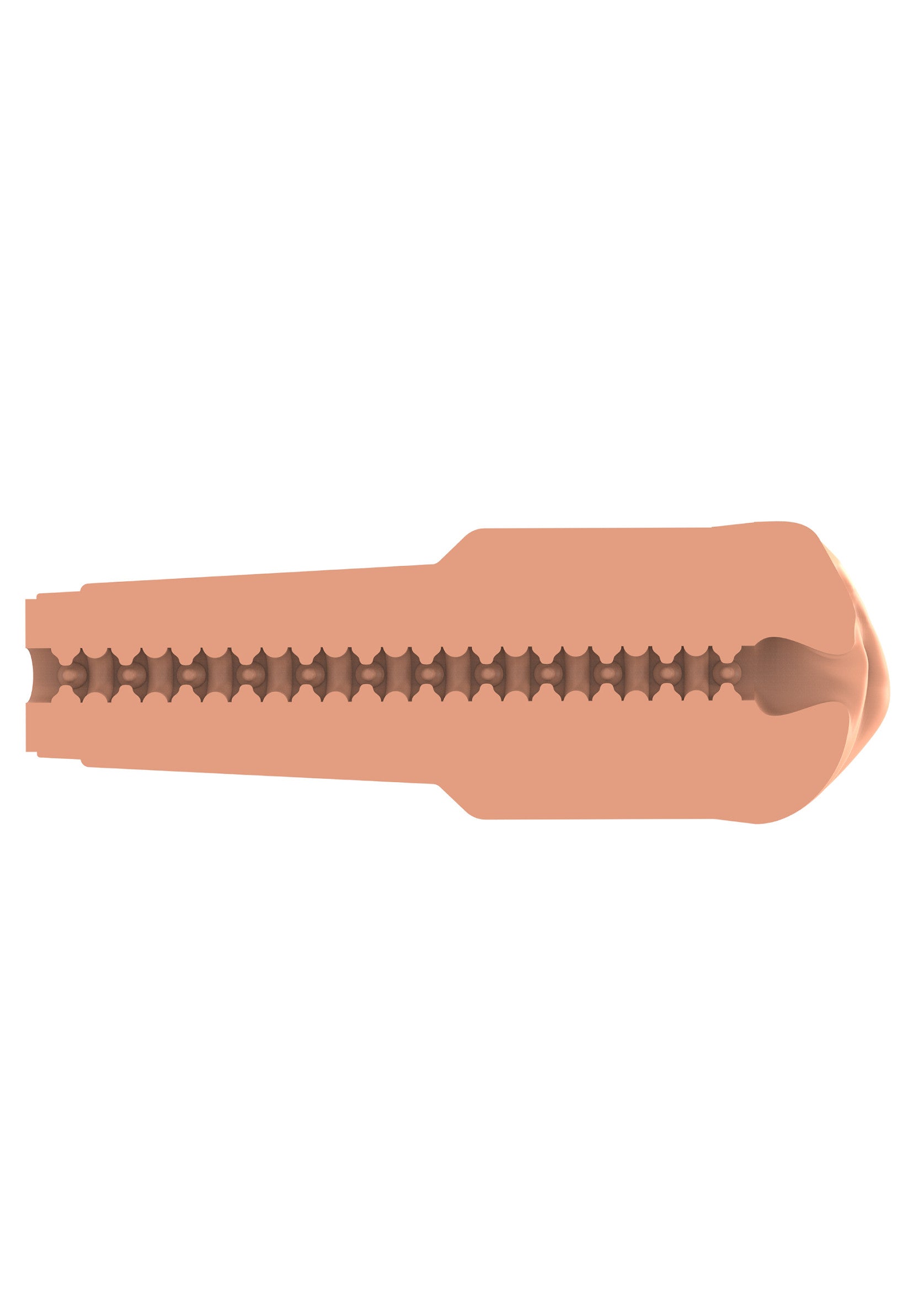 Manchon masturbatoire texturé pour une expérience sensorielle intense.; Getextureerde masturbatie sleeve voor een intense sensuele ervaring.; Textured masturbation sleeve for an intense sensory experience.