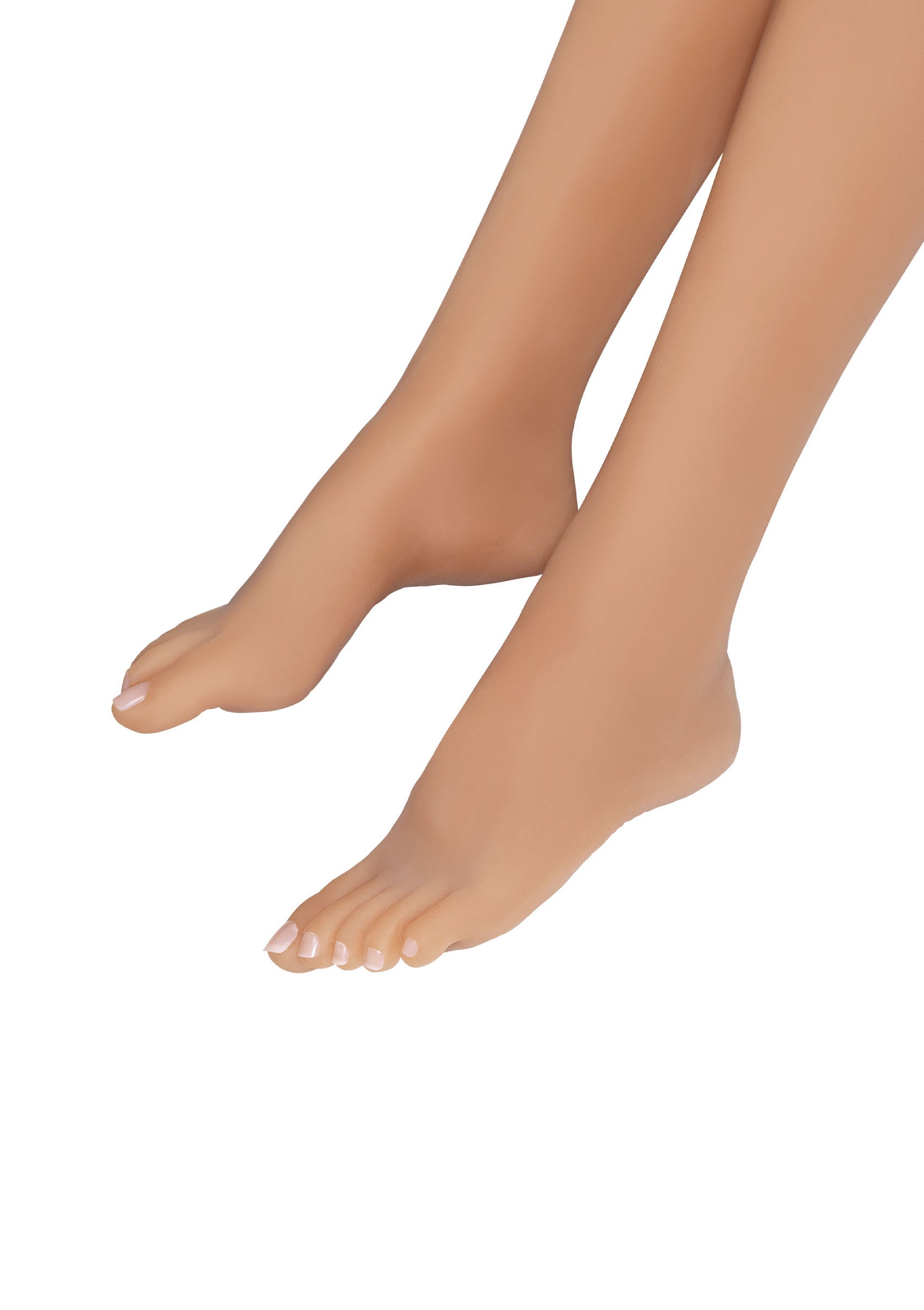 Jambes féminines portant des bas nylon couleur chair. Idéal pour mettre en valeur chaussures et accessoires.; Vrouwelijke benen in huidkleurige nylon kousen. Perfect om schoenen en accessoires te presenteren.; Woman's legs wearing nude nylons. Perfect for showcasing shoes & accessories. Hosiery, legwear, pantyhose.