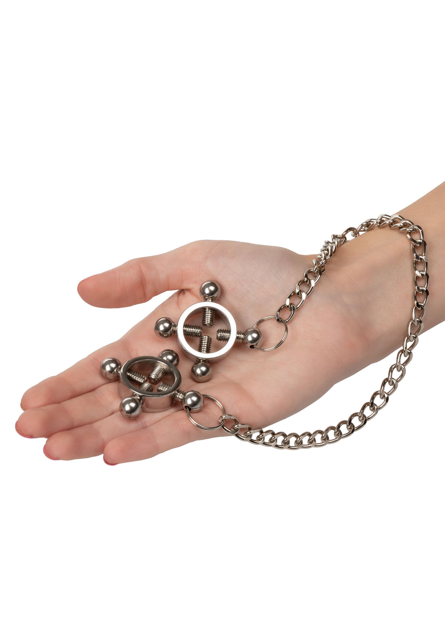 CalExotics 4 Point Nipple Press with Chain